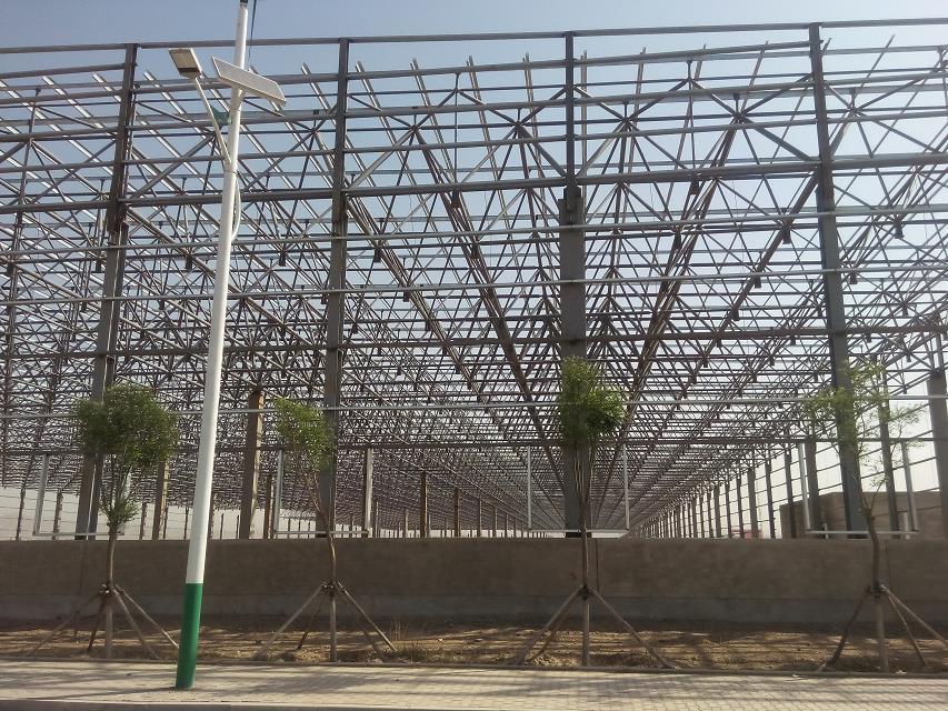 信州区汽车工业厂房网架